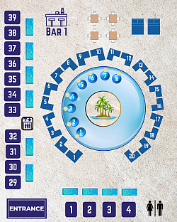 Palms Pool Diagram Created in Canva